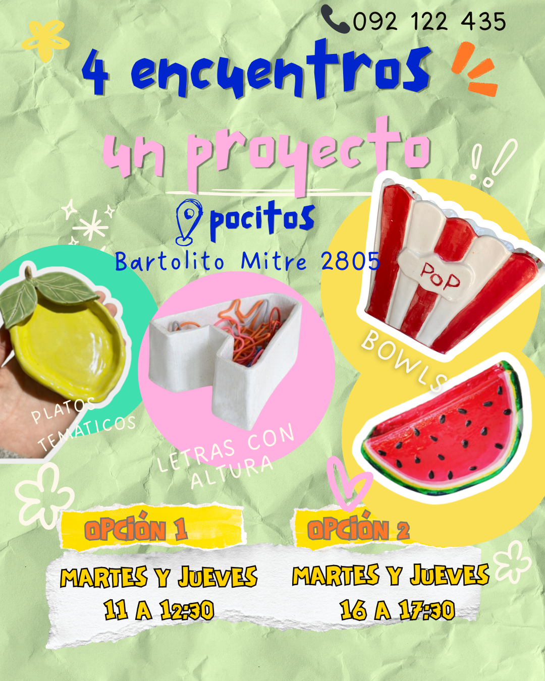 CERÁMICA NIÑOS y ADOLESCENTES✨ edición verano